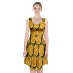 Oranges Slices  Pattern Racerback Midi Dress by artworkshop