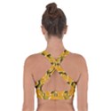 Oranges Slices  Pattern Cross Back Sports Bra View2