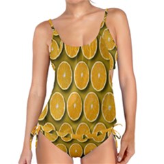 Oranges Slices  Pattern Tankini Set by artworkshop