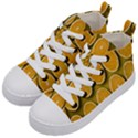 Oranges Slices  Pattern Kids  Mid-Top Canvas Sneakers View2