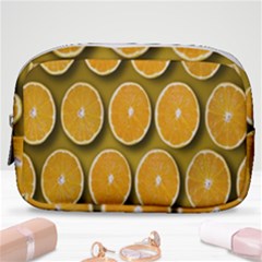 Oranges Slices  Pattern Make Up Pouch (small) by artworkshop