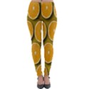 Oranges Slices  Pattern Lightweight Velour Leggings View1