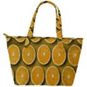 Oranges Slices  Pattern Back Pocket Shoulder Bag  View2