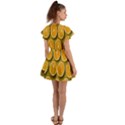 Oranges Slices  Pattern Flutter Sleeve Wrap Dress View2