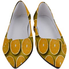 Oranges Slices  Pattern Women s Block Heels  by artworkshop