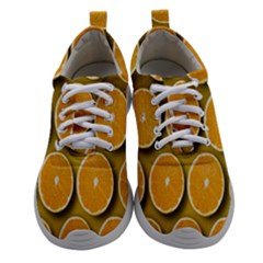 Oranges Slices  Pattern Athletic Shoes by artworkshop