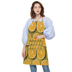 Oranges Slices  Pattern Pocket Apron by artworkshop