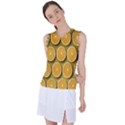 Oranges Slices  Pattern Women s Sleeveless Sports Top View1