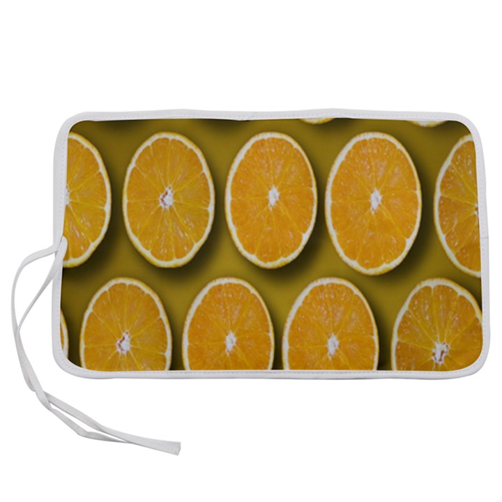 Oranges Slices  Pattern Pen Storage Case (M)