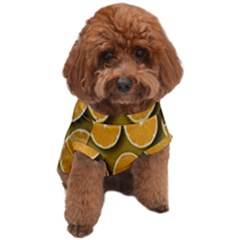 Oranges Slices  Pattern Dog T-shirt by artworkshop