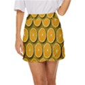 Oranges Slices  Pattern Mini Front Wrap Skirt View1