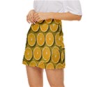 Oranges Slices  Pattern Mini Front Wrap Skirt View2