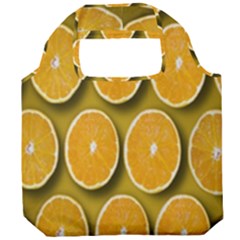 Oranges Slices  Pattern Foldable Grocery Recycle Bag by artworkshop