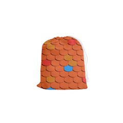 Phone Wallpaper Roof Roofing Tiles Roof Tiles Drawstring Pouch (xs) by artworkshop