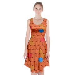 Phone Wallpaper Roof Roofing Tiles Roof Tiles Racerback Midi Dress by artworkshop