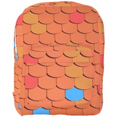 Phone Wallpaper Roof Roofing Tiles Roof Tiles Full Print Backpack by artworkshop