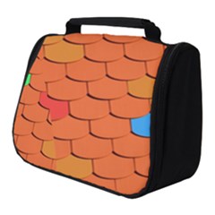 Phone Wallpaper Roof Roofing Tiles Roof Tiles Full Print Travel Pouch (small) by artworkshop