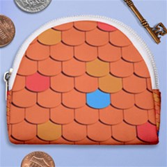 Phone Wallpaper Roof Roofing Tiles Roof Tiles Horseshoe Style Canvas Pouch by artworkshop