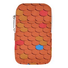 Phone Wallpaper Roof Roofing Tiles Roof Tiles Waist Pouch (small) by artworkshop