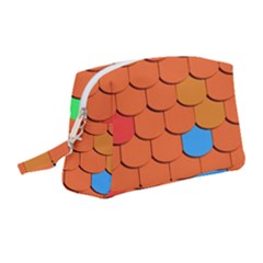 Phone Wallpaper Roof Roofing Tiles Roof Tiles Wristlet Pouch Bag (medium)