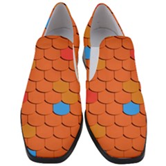 Phone Wallpaper Roof Roofing Tiles Roof Tiles Women Slip On Heel Loafers by artworkshop