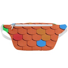 Phone Wallpaper Roof Roofing Tiles Roof Tiles Waist Bag  by artworkshop