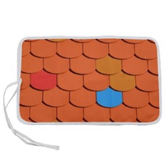 Phone Wallpaper Roof Roofing Tiles Roof Tiles Pen Storage Case (m) by artworkshop