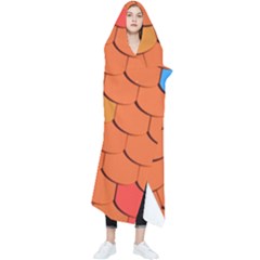 Phone Wallpaper Roof Roofing Tiles Roof Tiles Wearable Blanket by artworkshop