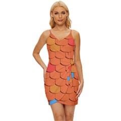 Phone Wallpaper Roof Roofing Tiles Roof Tiles Wrap Tie Front Dress by artworkshop