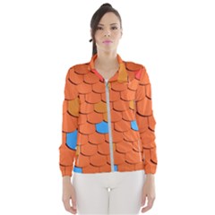 Phone Wallpaper Roof Roofing Tiles Roof Tiles Women s Windbreaker by artworkshop