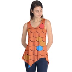 Phone Wallpaper Roof Roofing Tiles Roof Tiles Sleeveless Tunic by artworkshop