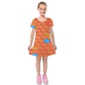 Phone Wallpaper Roof Roofing Tiles Roof Tiles Kids  Short Sleeve Velvet Dress View1