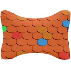 Phone Wallpaper Roof Roofing Tiles Roof Tiles Seat Head Rest Cushion by artworkshop