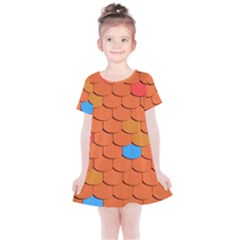 Phone Wallpaper Roof Roofing Tiles Roof Tiles Kids  Simple Cotton Dress by artworkshop