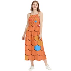 Phone Wallpaper Roof Roofing Tiles Roof Tiles Boho Sleeveless Summer Dress by artworkshop