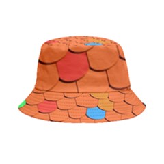 Phone Wallpaper Roof Roofing Tiles Roof Tiles Inside Out Bucket Hat by artworkshop