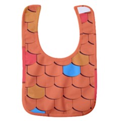 Phone Wallpaper Roof Roofing Tiles Roof Tiles Baby Bib by artworkshop