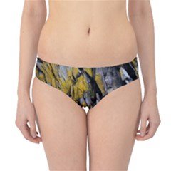 Rock Wall Crevices Geology Pattern Shapes Texture Hipster Bikini Bottoms by artworkshop