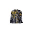 Rock Wall Crevices Geology Pattern Shapes Texture Drawstring Pouch (XS) View2