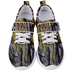 Rock Wall Crevices Geology Pattern Shapes Texture Women s Velcro Strap Shoes by artworkshop