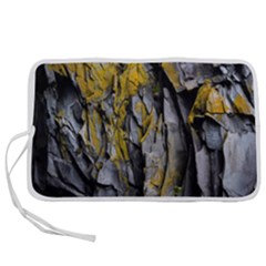 Rock Wall Crevices Geology Pattern Shapes Texture Pen Storage Case (l) by artworkshop