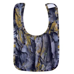 Rock Wall Crevices Geology Pattern Shapes Texture Baby Bib by artworkshop