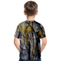 Rock Wall Crevices Geology Pattern Shapes Texture Kids  Cotton Tee View2