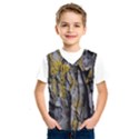 Rock Wall Crevices Geology Pattern Shapes Texture Kids  Basketball Tank Top View1