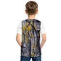 Rock Wall Crevices Geology Pattern Shapes Texture Kids  Basketball Tank Top View2