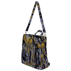 Rock Wall Crevices Geology Pattern Shapes Texture Crossbody Backpack by artworkshop