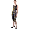 Rock Wall Crevices Geology Pattern Shapes Texture Sleeveless Pencil Dress View2