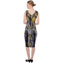 Rock Wall Crevices Geology Pattern Shapes Texture Sleeveless Pencil Dress View4