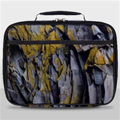 Rock Wall Crevices Geology Pattern Shapes Texture Full Print Lunch Bag by artworkshop