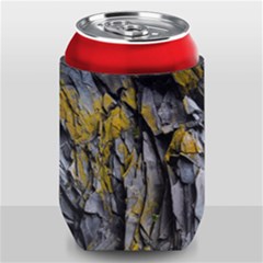 Rock Wall Crevices Geology Pattern Shapes Texture Can Holder by artworkshop